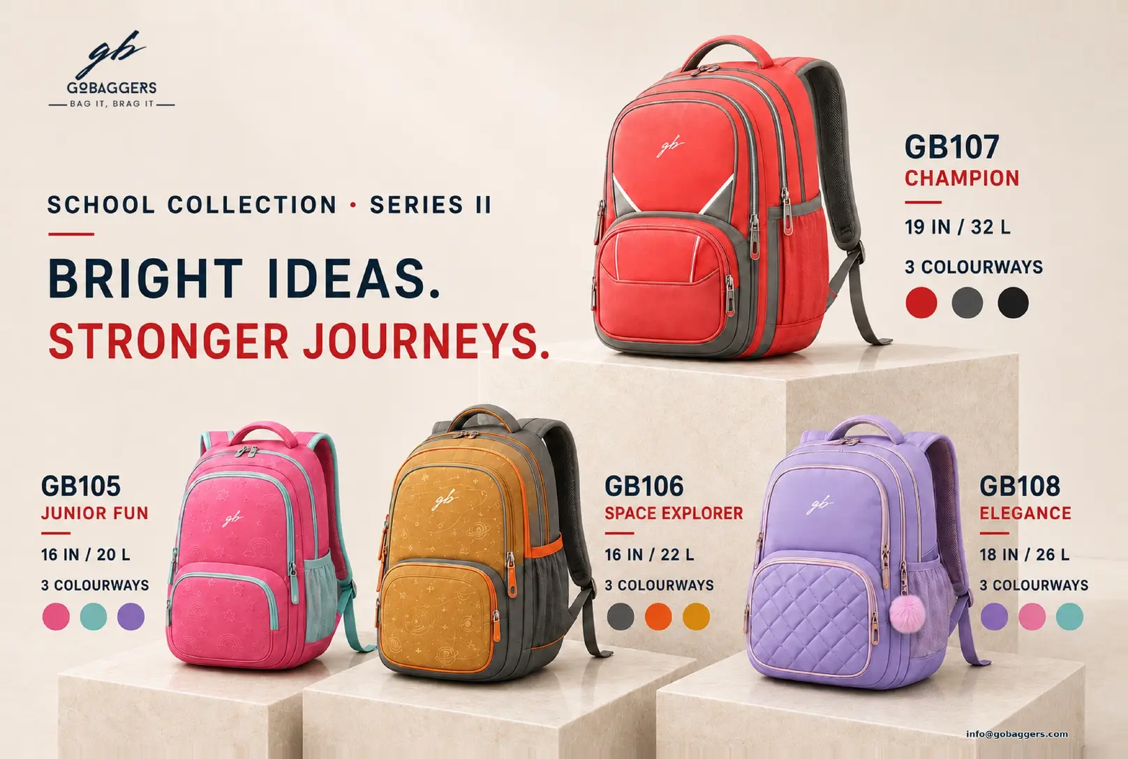 School Collection II catalogue page